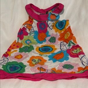 Colorful Floral Kids Casual Dress